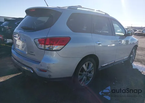 2016 Nissan Pathfinder Platinum из США, поврежденный, VIN 5N1AR2MM9GC668175